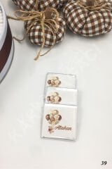 Ayıcıklı Balonlu Metal Kutu İsme Özel Çikolata KA39-3