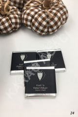 Damat Bohçası Metal  Kutu İsme Özel Çikolata KA24