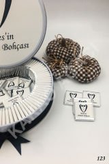 Damat Bohçası Takım Elbiseli Metal Kutu İsme Özel Çikolata KA123
