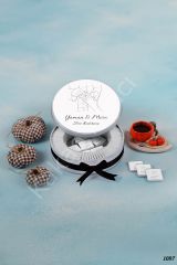 Söz/Nişan Metal Kutu İsme Özel Çikolata KA1097