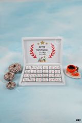 Artık Okuyoruz Sınıf Çikolatası Karton Kutu İsme Özel Çikolata KA963