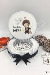 Harry Potter Metal Kutu İsme Özel Çikolata KA135