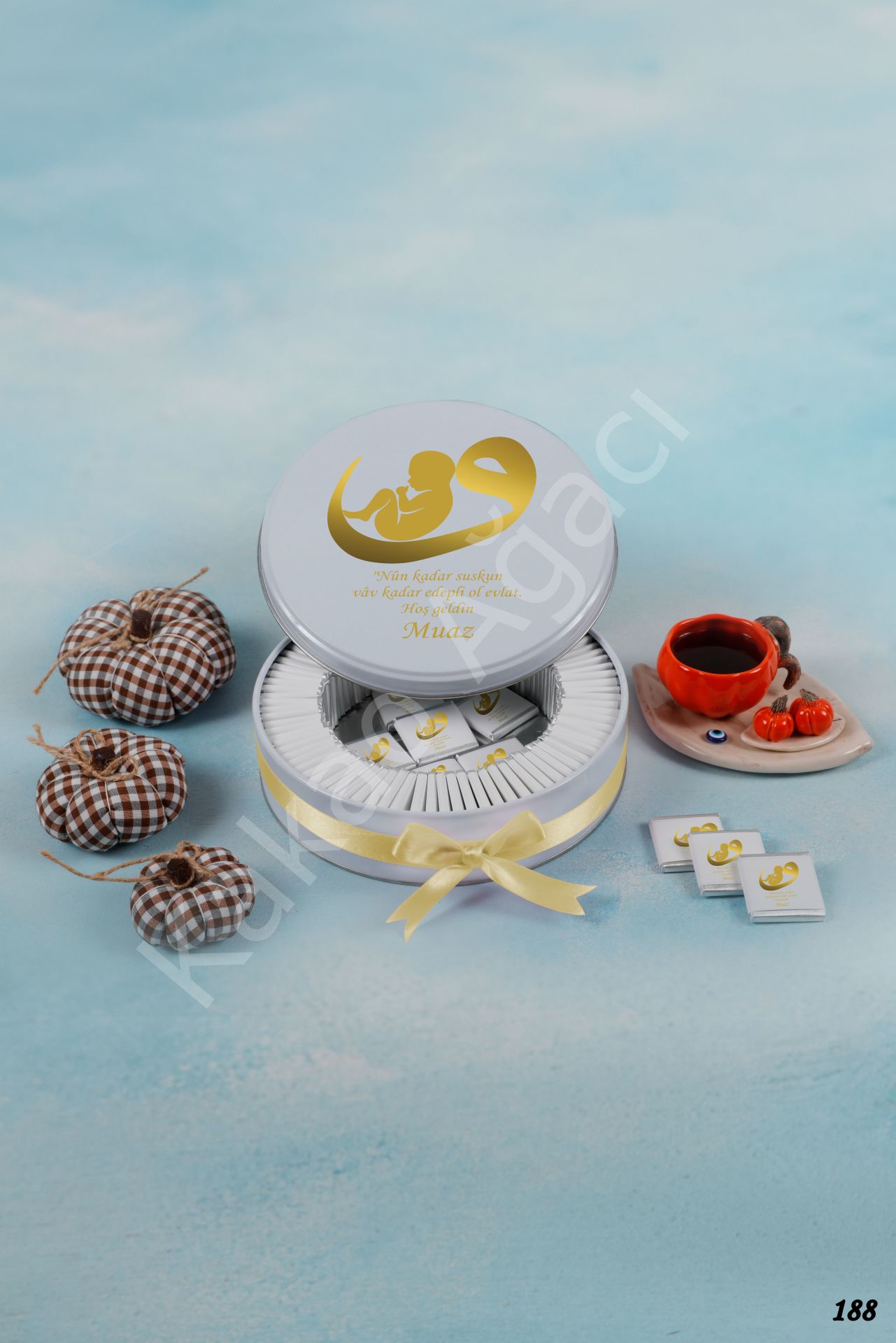 Vav Altın Bebek Metal Kişiye Özel İsimli KA188