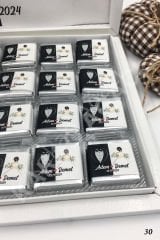 Damat & Gelin Karton Kutu İsme Özel Çikolata KA2020